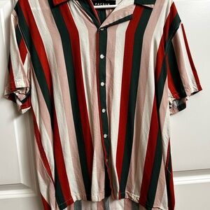 PacSun Striped Button-Up Shirt